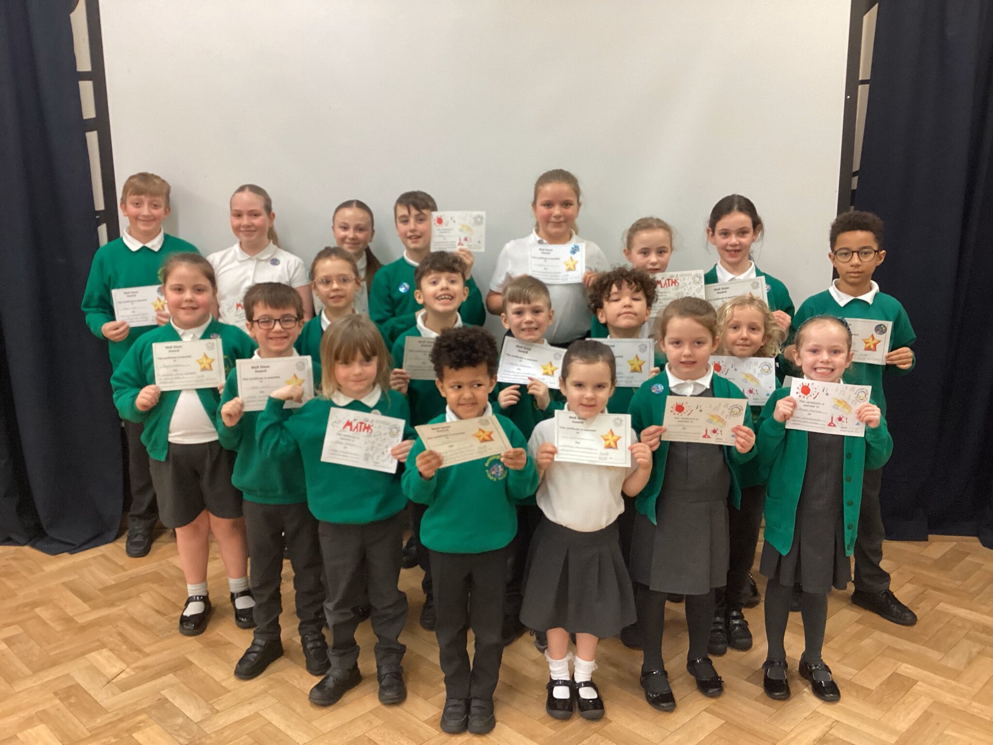 Image of Well Done Certificate Winners 